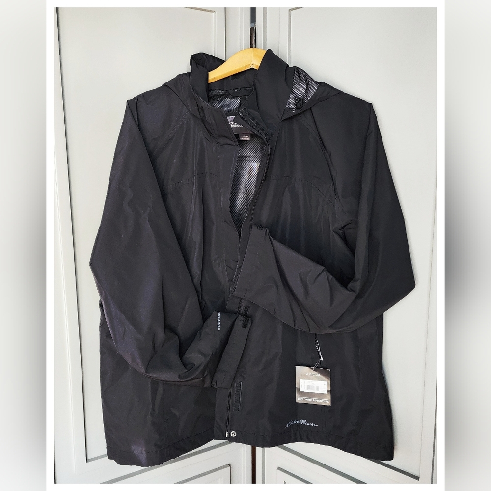 NWT Eddie Bauer Women's Packable Rainfoil Jacket